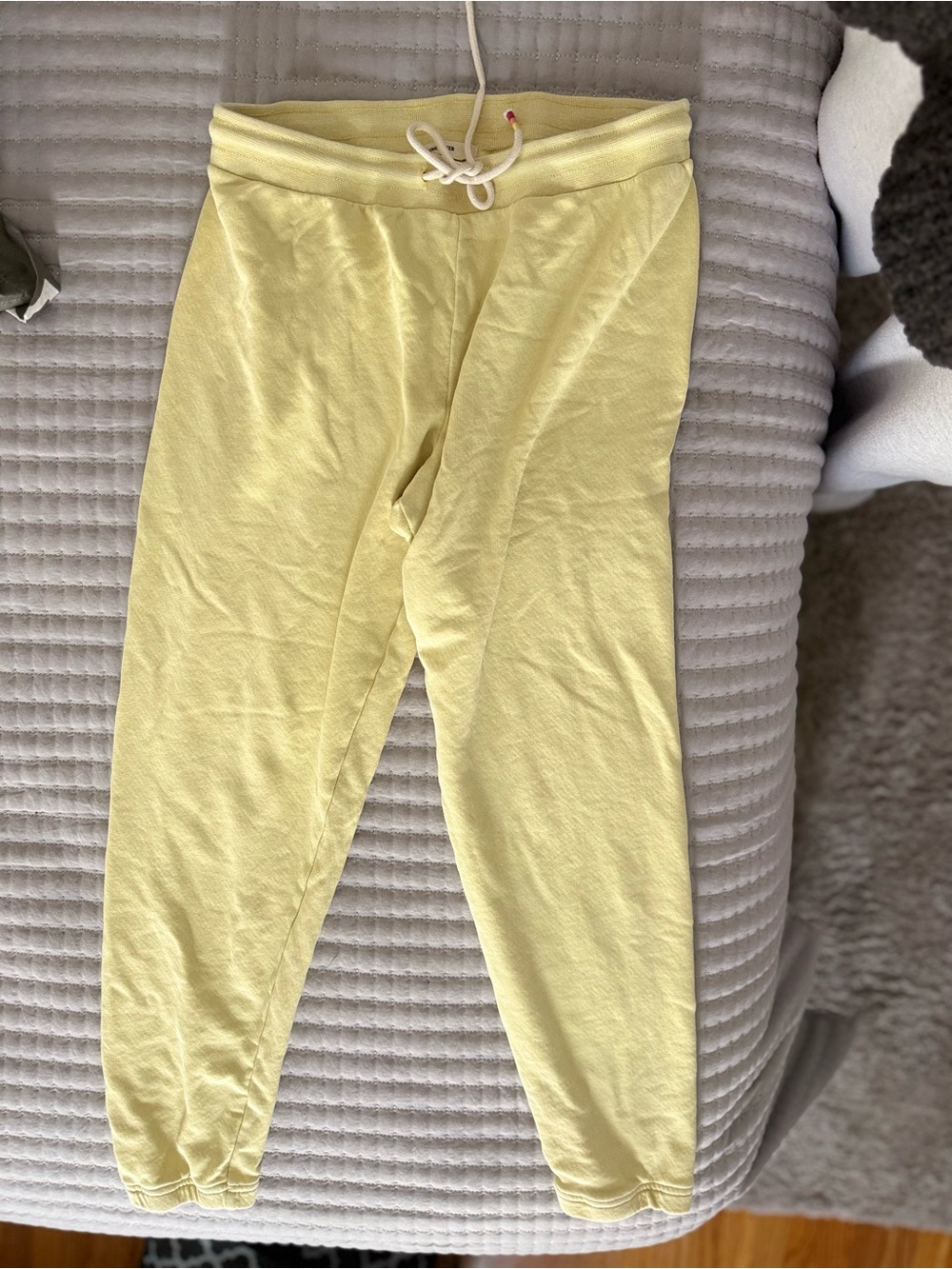 Marine Layer Yellow French Terry Joggers